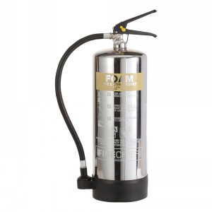 Firechief Elite Foam Fire Extinguisher Polished Alloy